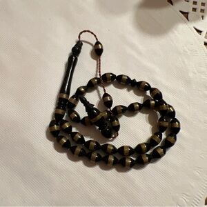 Brass inland kuka tree 33 pcs Islamic Prayer Beads Misbaha Tesbih Tasbeeh